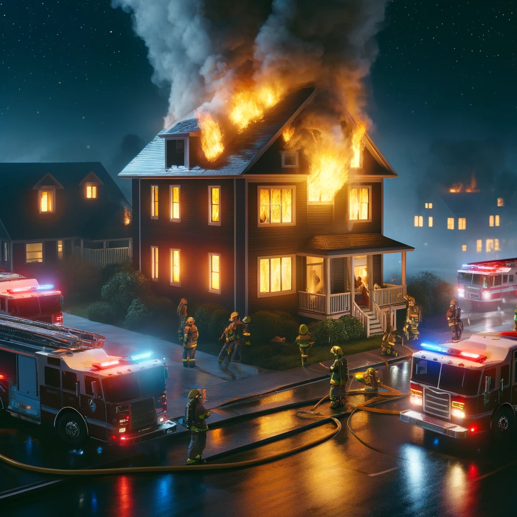 Structure Fire in Garfield Heights Leaves Two with Minor Injuries