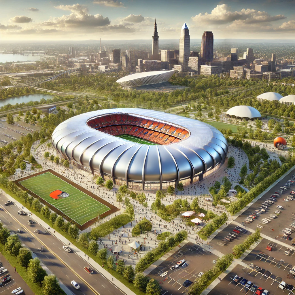Cleveland Browns Announce Plans for New Suburban Dome Stadium
