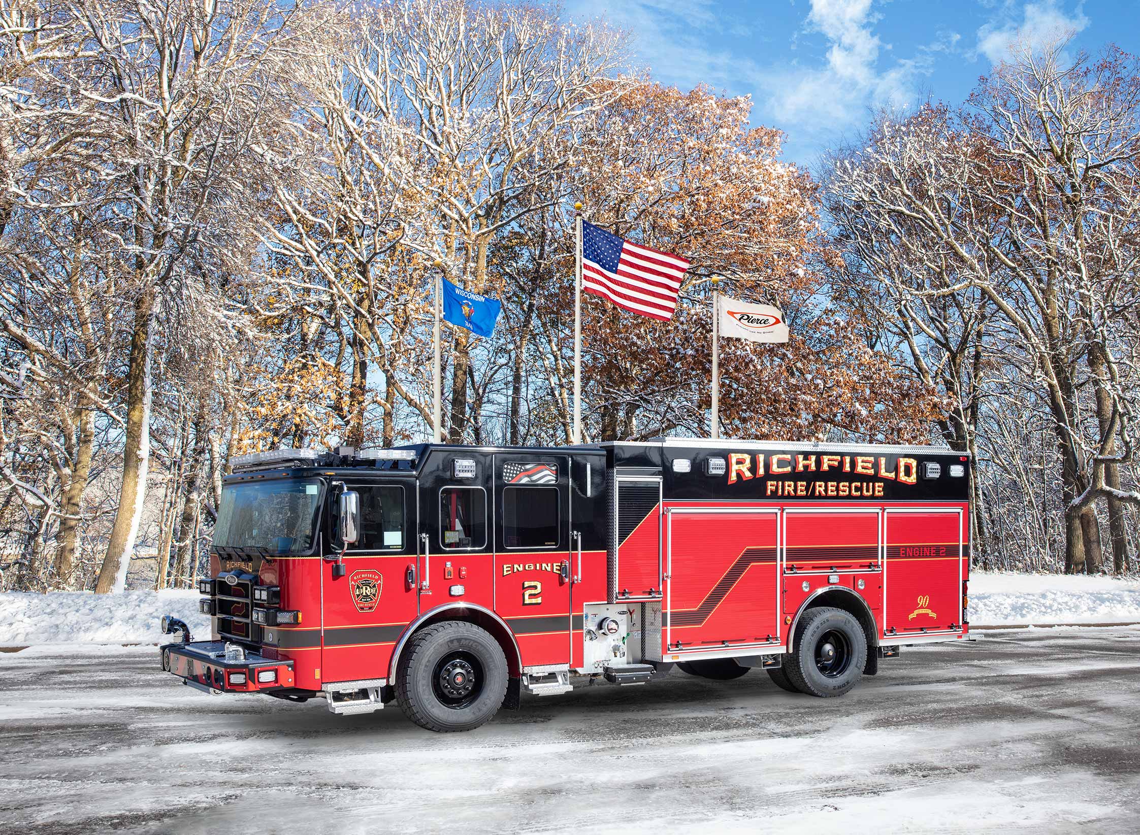 Massive Blaze Engulfs Richfield Township Home as Multiple Departments Respond