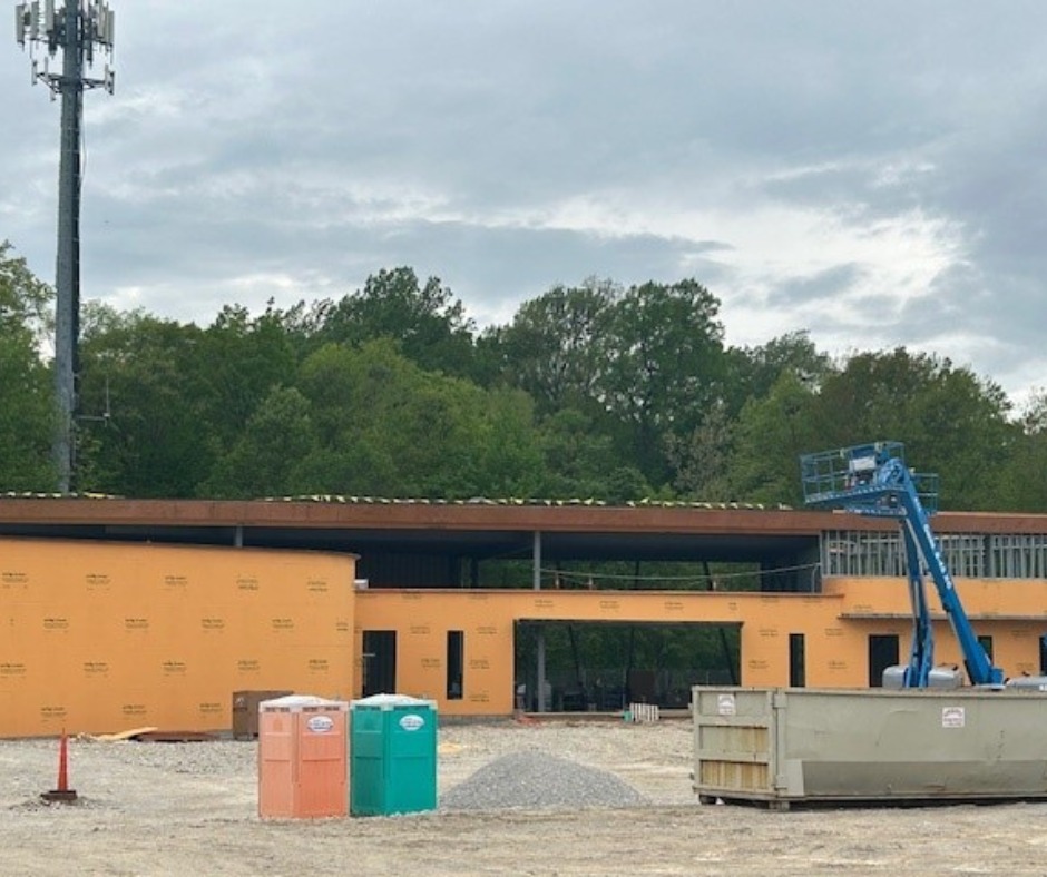 Construction Progresses on New Cuyahoga County Public Library Branch in Parma Heights