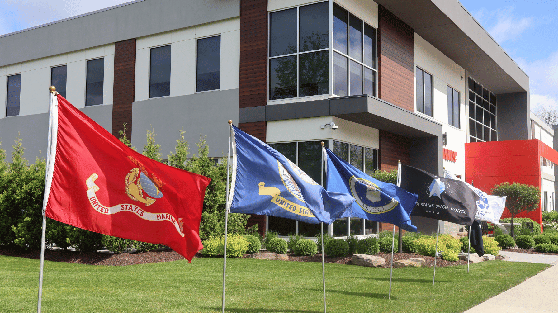 Fleet Response Honors Veterans With Striking Flag Display In Hudson