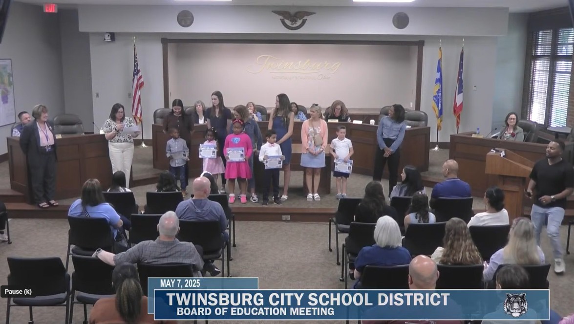 Twinsburg Board of Education Reviews Election Results, Recognizes Students at May Meeting