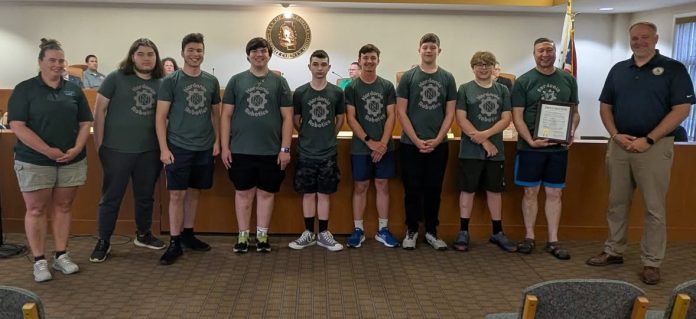 Macedonia Council Honors Robotics Team, Approves Road Work and Ordinance Updates