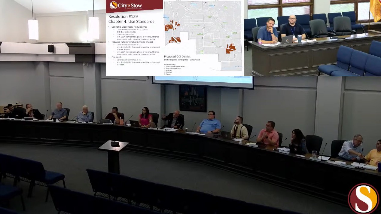 Stow Council Recognizes Local Heroes, Advances Zoning Code Overhaul, Addresses Echo Road Flooding