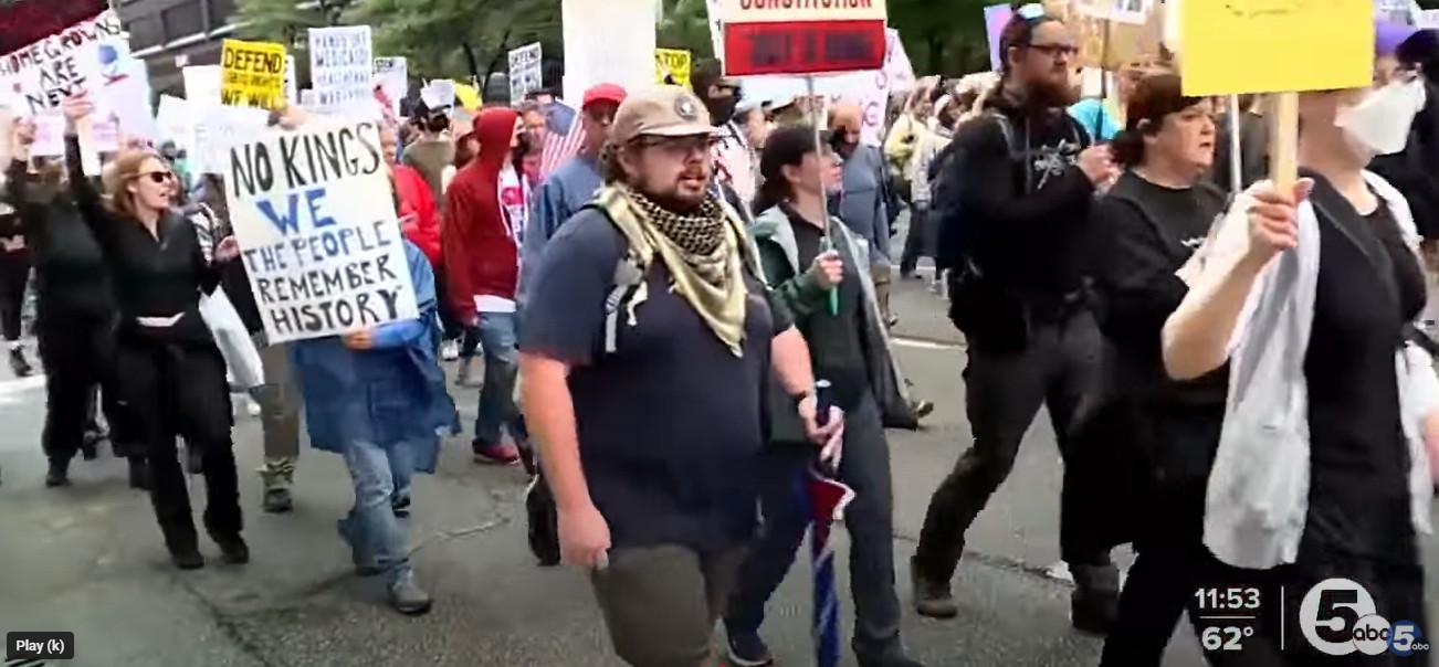 'No Kings' Rallies Draw Thousands Across Region