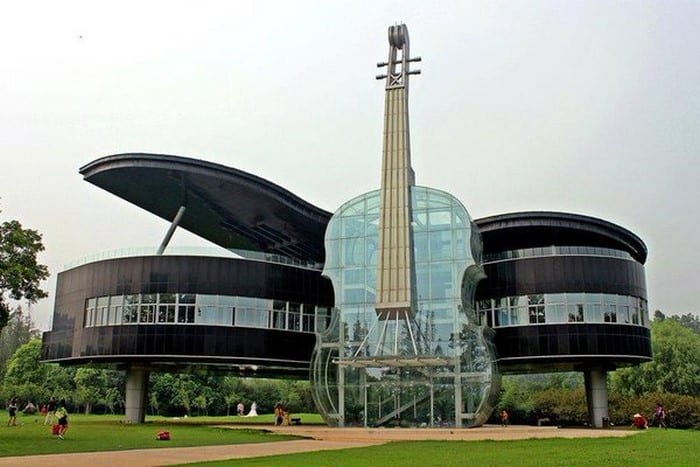 China's Grand Piano Building Strikes the Right Note With Visitors