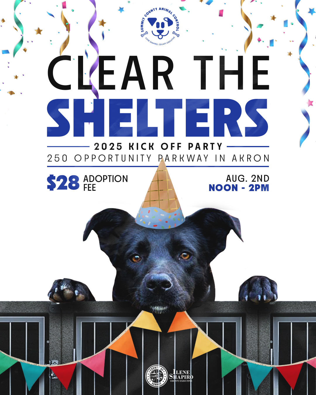 Summit County Kicks Off Clear the Shelter Month with Adoption Event
