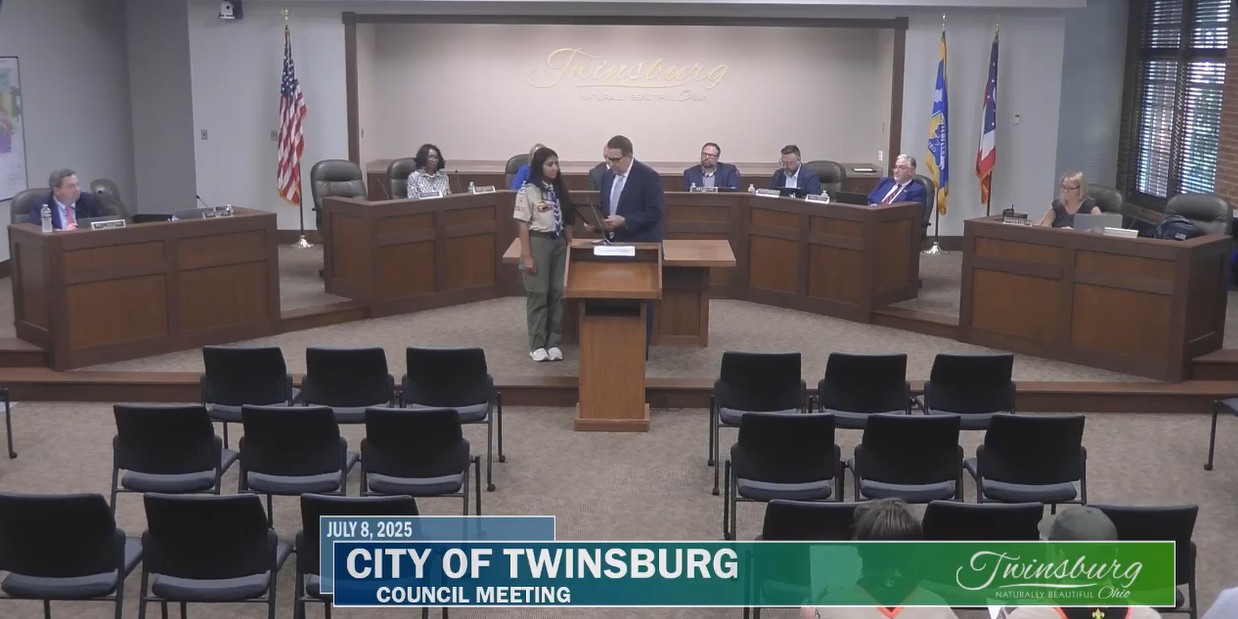 Twinsburg Council Awards Eagle Scout, Approves Multiple Emergency Resolutions