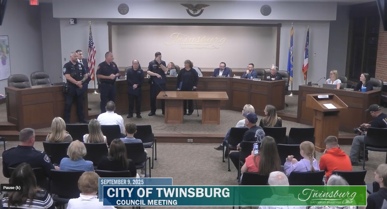 Twinsburg Council Honors Heroes, Passes Emergency Ordinances in Packed Meeting