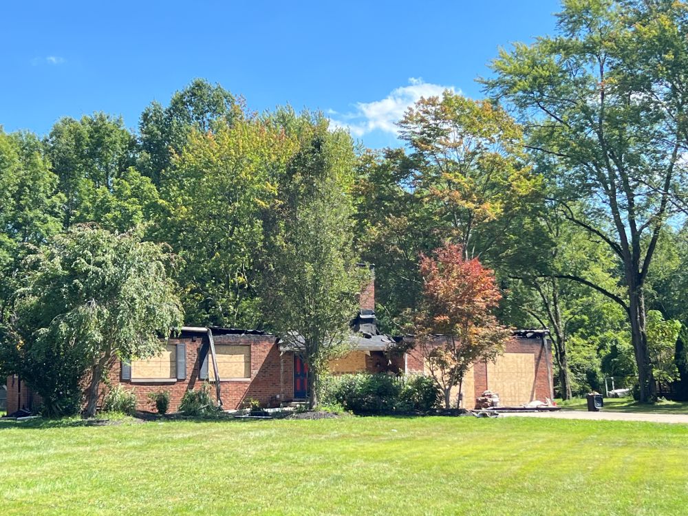 Roof Collapses After Firefighters Exit Burning Sagamore Hills Home