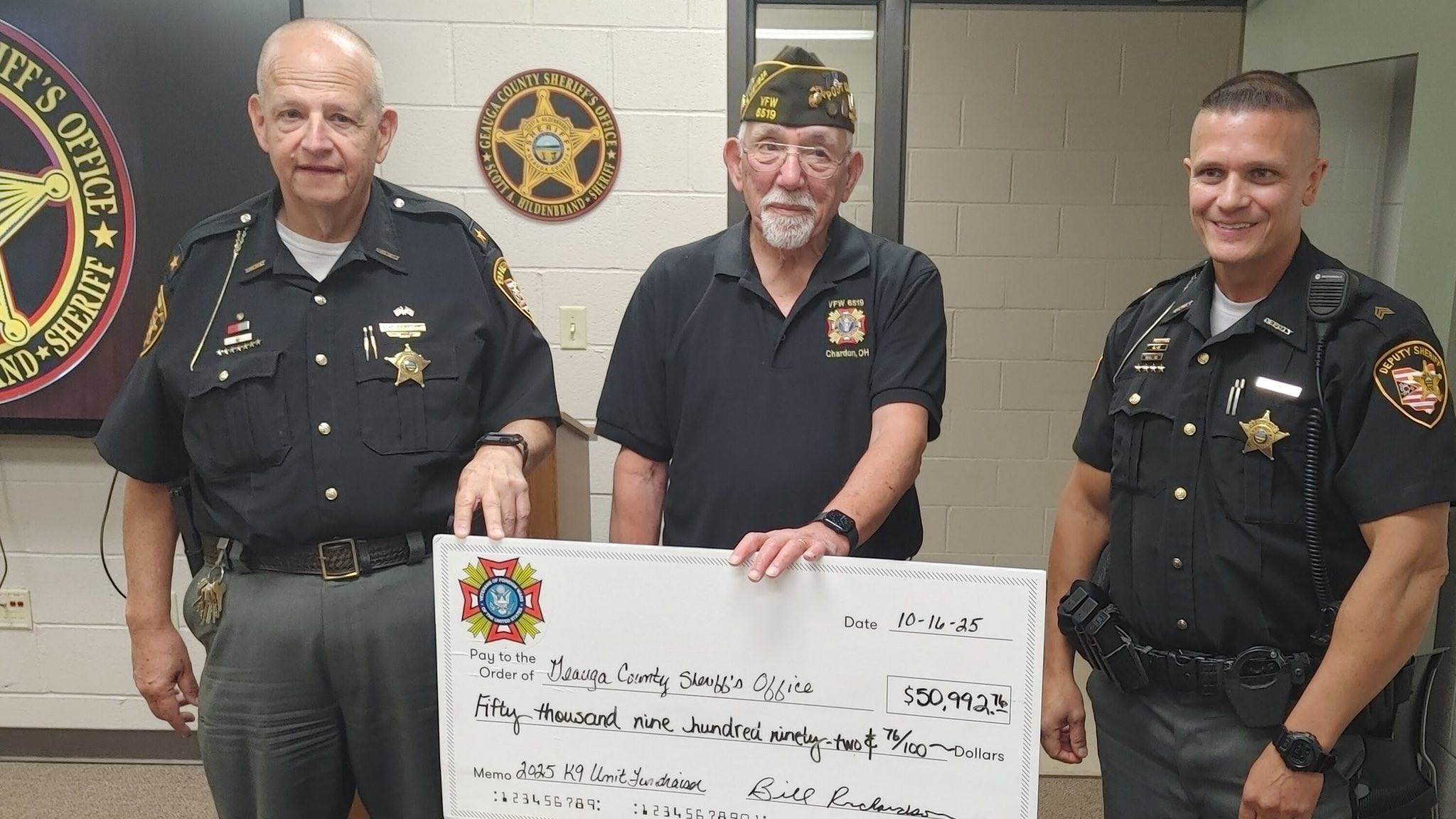 Geauga County Sheriff Hosts Trunk or Treat, VFW K9 Fundraiser, Seeks Dispatchers