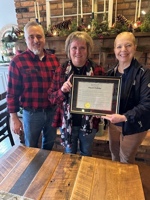 Aurora Honors Wayside Workshop for 40 Years in Business