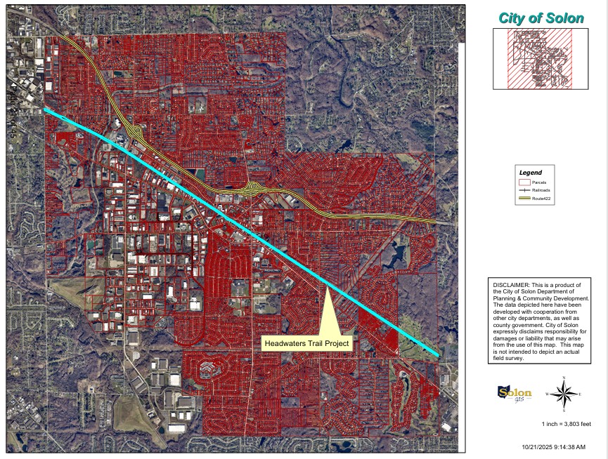 Solon Council Moves Forward on Headwaters Connector Greenway Trail