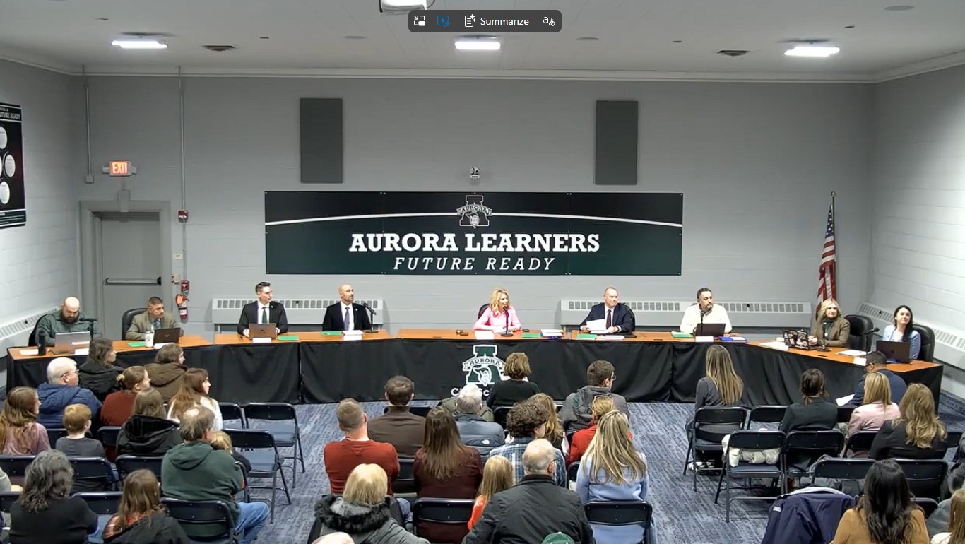 Aurora School Board December 2025 Meeting Features Honors, Grant, OAPSE Deal