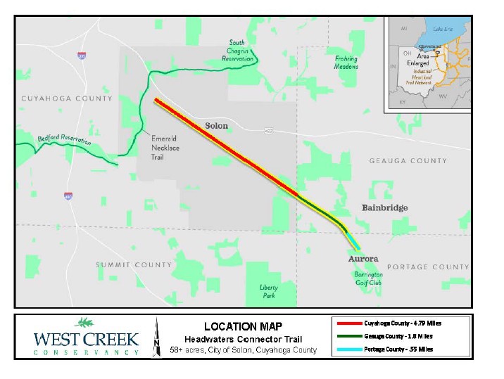 Solon Finalizes Headwaters Connector Greenway Trail Agreements