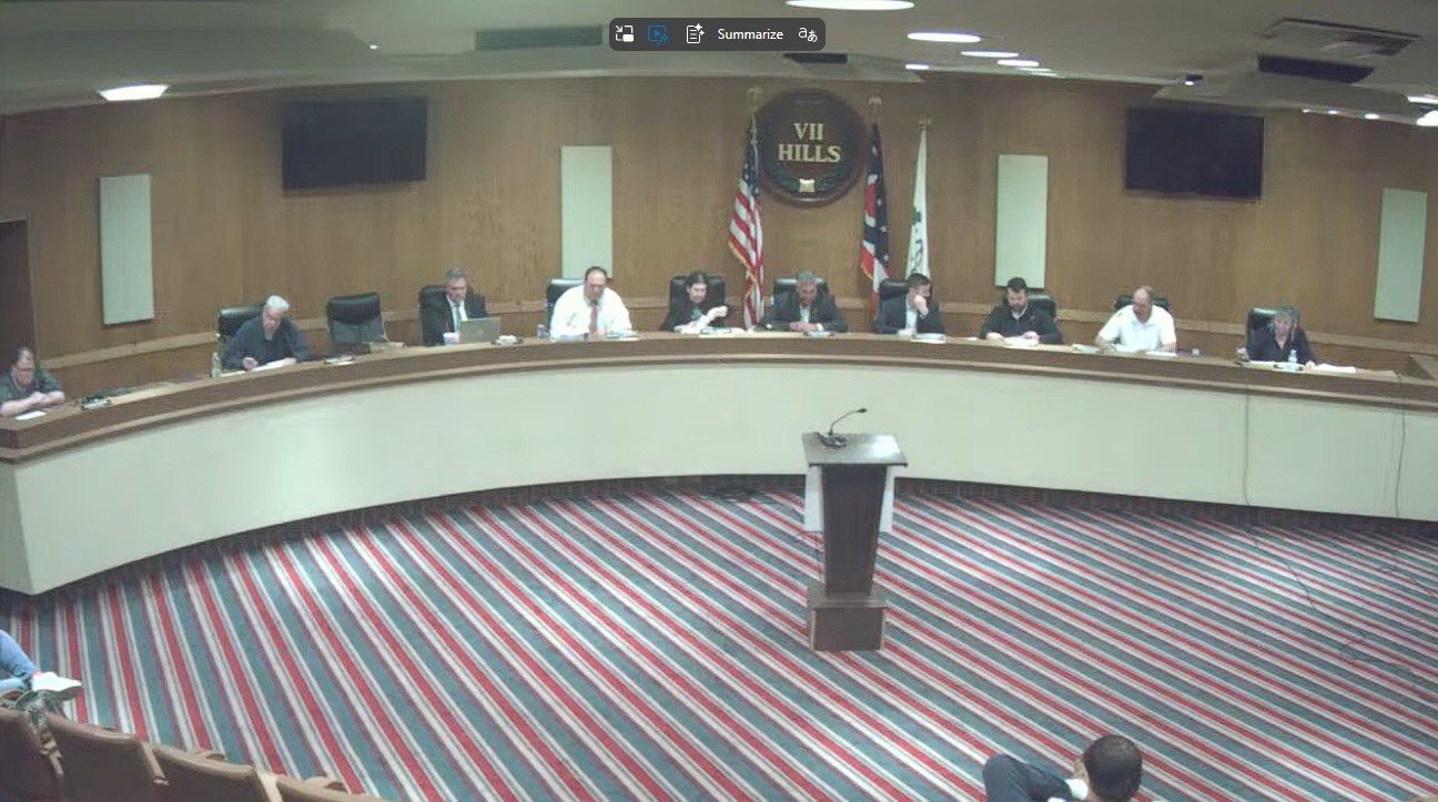 Seven Hills Council Meeting: Drone Rules, Sewer Contract, Police Vehicles
