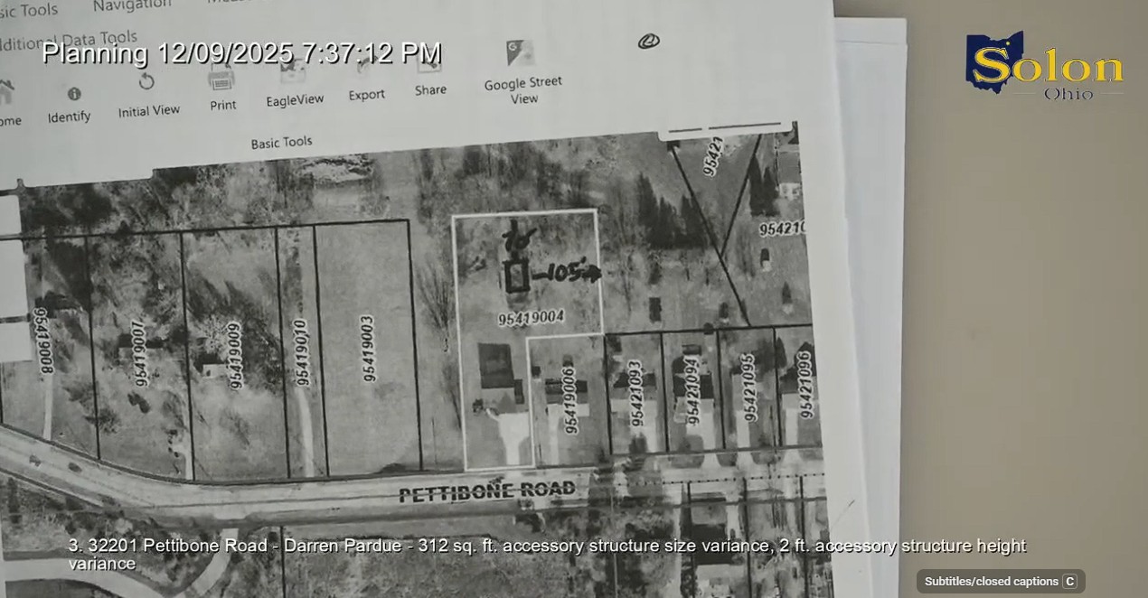 Solon Planning Commission: Liberty Road Split, Community Living Driveways, Hawthorne Estates Delay