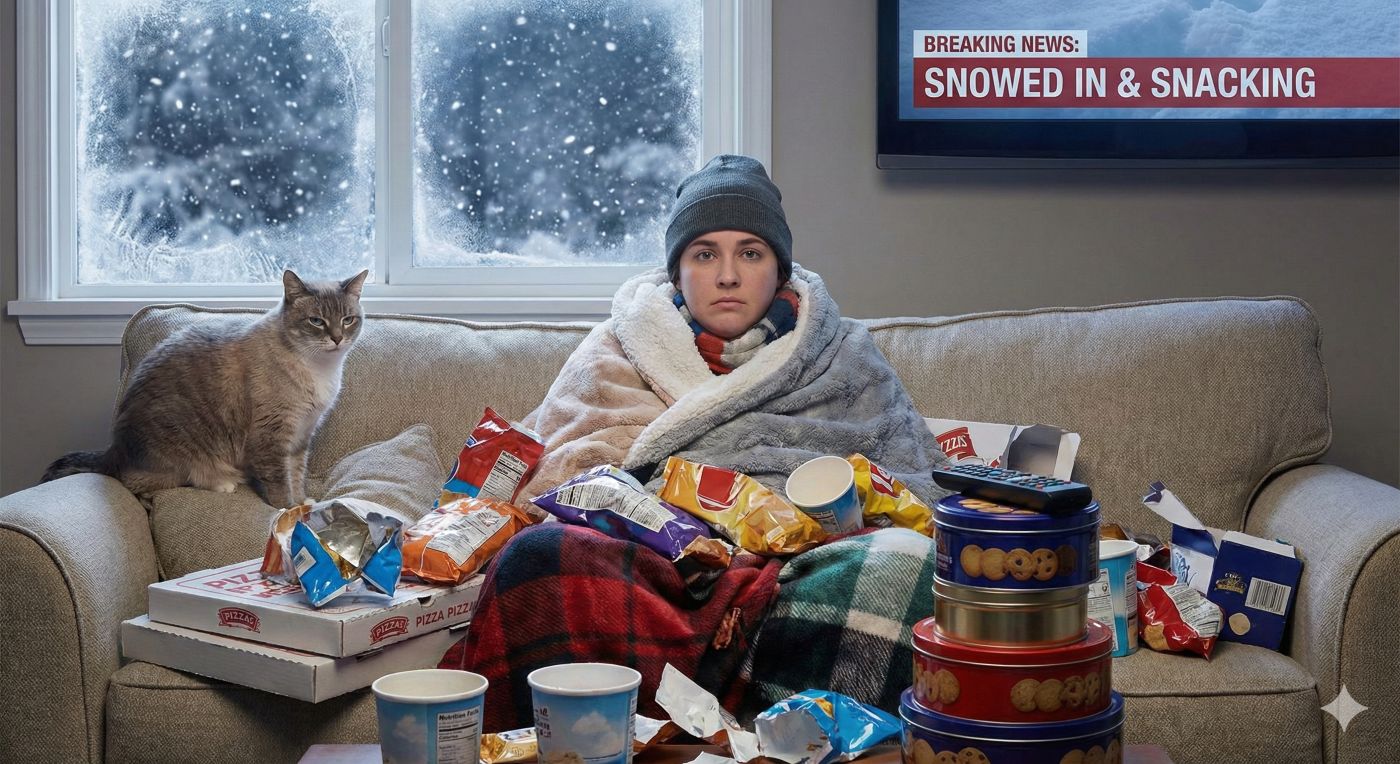 Why You Can't Stop Eating During Snow Days—Science Explains
