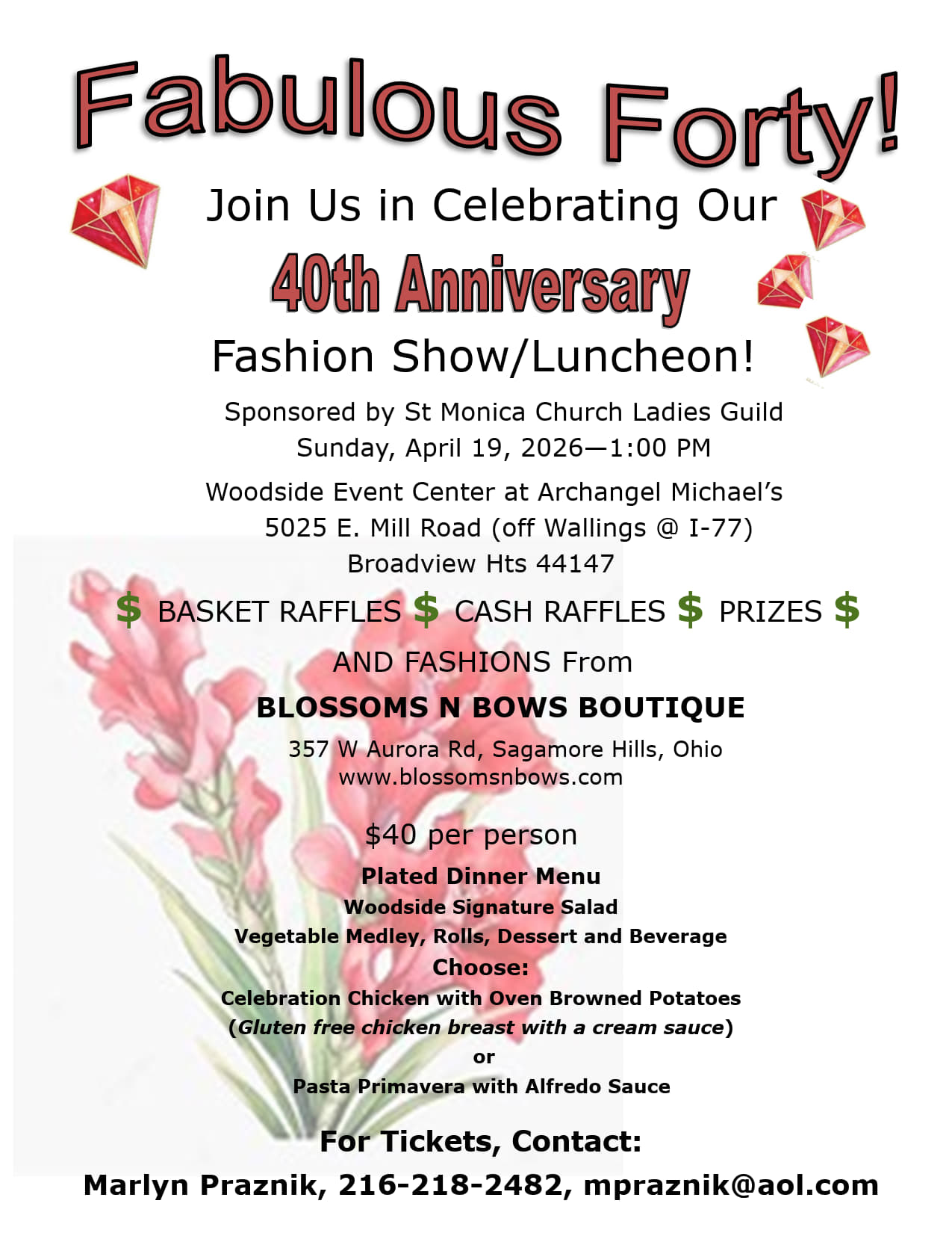St Monica Ladies Guild Fashion Show/Luncheon